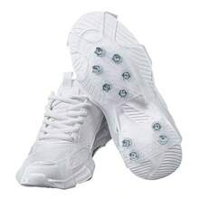 1 PC Outdoor Crampons Mountaineering Travel Fishing Snow Non-Slip Shoe Cover Stainless Steel 10 Teeth Ice And Snow Spike Silicone Light Ice Snow Grips Cleat Crampons Over Shoe/Boot Traction Cleat Slip-On Stretch Footwear