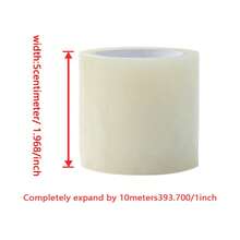 1 rolka taśmy naprawczej do szklarni, wielofunkcyjna taśma naprawcza, przezroczysta taśma do naprawy otworów, wodoodporna i zapobiegająca zamarzaniu taśma naprawcza do szklarni, wodoodporna taśma uszczelniająca, odpowiednia do szklarni, płaszczy przeciwdeszczowych, parasoli, namiotów, użytku na zewnątrz itp.