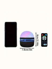 1pc Northern Galaxy Aurora Projector With 14 Lighting Effects, 2-In-1 LED Star Projector With Remote Control And Nebula Lamp, For Bedroom/Gaming Room/Home Theatre/Ceiling/Birthday/Party Night Light Projector