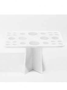 1pc Acrylic Folding 26/28-Slot Makeup Brush Drying Rack, Brush Dryer Stand Holder Suitable For Makeup Enthusiasts, Artists & Nail Brushes