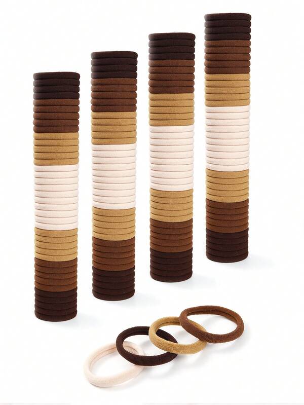 Christmas/Seamless Hair Ties For Women Thick Hair, Strong Hold Ponytail Holders No Crease Hair Elastics, Assorted Solid Colors, Gentle Hair Bands For Girls & Teens ,Hair Rubber Bands ,Scrunchies ,Hair Rope