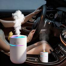 1pc Humidifier, Usb Plug-In Mini Humidifier, Colour Led Light Source Humidifier, Can Be Added With Aromatherapy To Make An Aromatherapy Machine. Powered By Usb,Humidificateur D Air