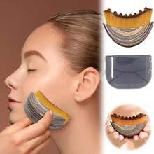 1PC Lymphatic Contour Facial Brush, Suitable For Lymphatic Drainage Massagers On The Face And Body, Ergonomically Designed To Accurately Fit The Skin - Brown - View 5
