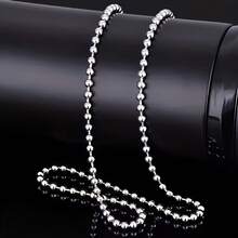 1 Piece Romantic Valentine's Day Gift Men's Military Style Bead Chain Necklace Stainless Steel Polished Hypoallergenic Jewelry For Daily Outdoor Party Holiday Men Teens 2026 Mother's Day Mom Gift Gift For Mom Mothers Day Gift Best Mom Mommy Gift Gift For Grandma Mum Gift Mother's Day Gift For Mom 2026 Sentimental Gift For Mom Thank You Mom Gift Mom Birthday Gift Mothers Day Accessories Heartfelt Gift For Mom Unique Gift For Mom Mothers Day Surprise Gift - [銀色] - 查看 5