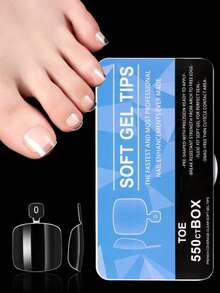 Acryl Französisch Halb-künstliche Nageltips Kurze Länge | Mittlere Länge | Lange Länge Nagelkunst Klare künstliche Nageltips Ultra-dünne nahtlose matte lange Tropfenform Mandelform Vorgefertigte Nageltips Muss-haben für Beauty-Enthusiasten Unerlässlich für Nagelstudios UV-Gel Nagelbedarf Zehennagel Aufklebe-Nägel Nagelbedarf Nägel