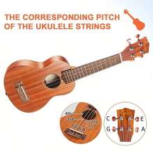 50cm/68cm Ukulele: Small Entry-Level Guitar, Soft Pastel Color, Sturdy Stand And Heart-Shaped Buttons - Suitable For Beginners And Professional Musicians, Musical Instrument | Art String Instrument | Quality Music Equipment - Christmas Gift - Multicolor Random Pattern - View 6