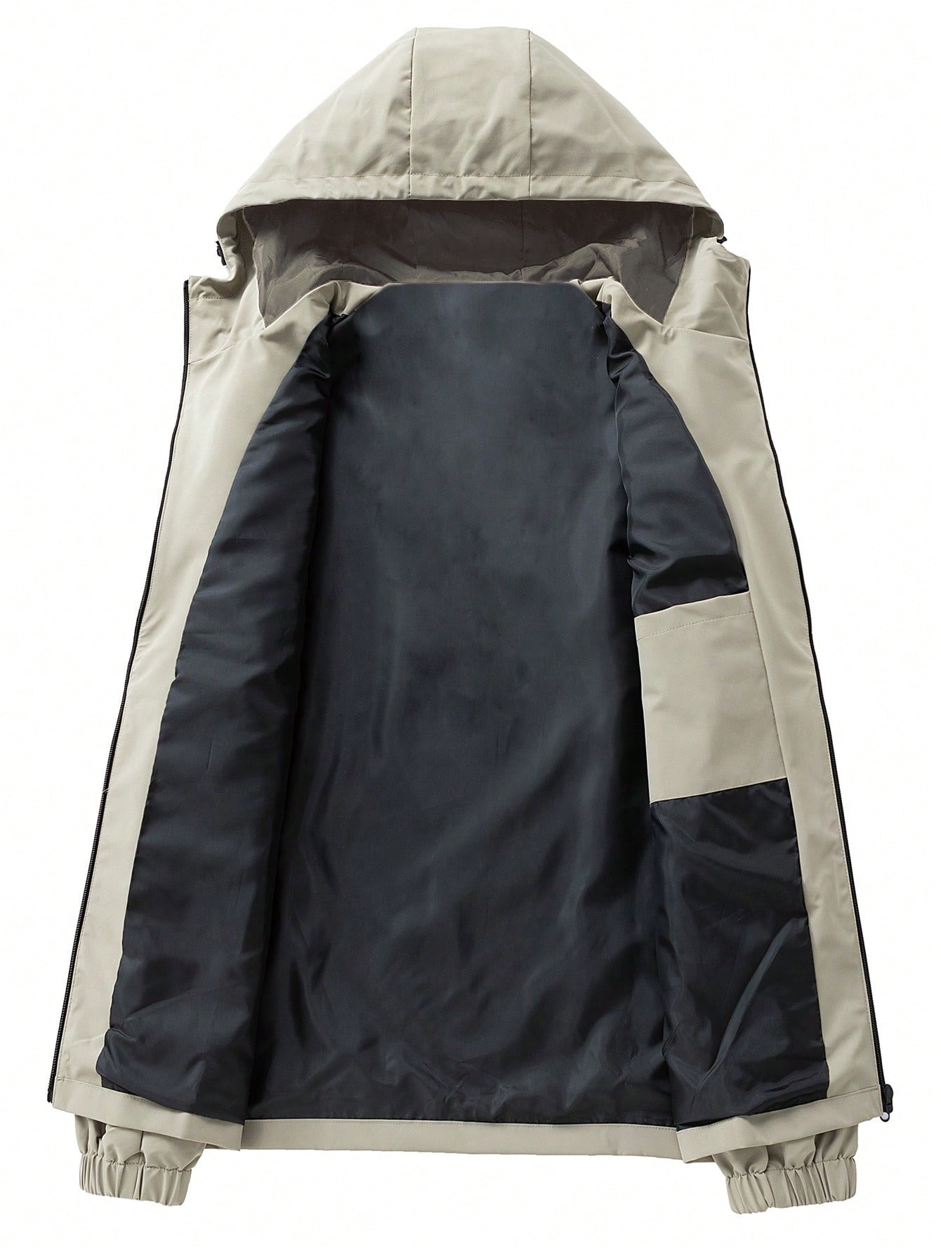 بلوزة رياضية كاجوال مقاس كبير للرجال مع كابوشون وج...