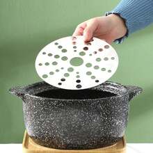 IH 専用 ステンレス均熱プレートセット 18cm×23cm 高精度熱拡散シート ガラスポット・キャセロール対応 電磁調理器用省エネ熱誘導ツール (18cm) - 18cm - チェックする 10