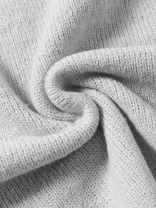 1pc Men's Grey Henley Neck Button Long Sleeve Knit Sweater, New Autumn/Winter Pullover Sweater, Minimalist Casual Style, Suitable For Daily Commute And Work - Grey - View 10