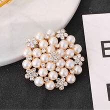 1 chiếc ghim cài áo cao cấp, ghim cài hoa đa năng cho nữ, kẹp khăn choàng, phụ kiện cao cấp thanh lịch cho sườn xám và áo khoác. - Nhiều màu - Xem 2