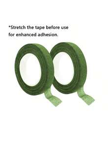 40米/2卷或80米/4卷花园花卉茎缠绕胶带，绿色花艺胶带，适用于花束、DIY工艺、装饰、婚礼、母亲节、复活节