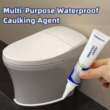 2pcs*50ml Glue +3 Tools, Seam Beautifying Agent, Ceramic Tile, Floor Tile, Kitchen Sink, Sealant, Toilet Toilet Sealant