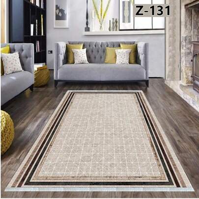 100% polyester vloerkleed | Verschillende maten: 180x280, 160x230, 120x180, 100x300, 100x200, 80x300, 80x200, 80x150 cm | Duurzaam, makkelijk schoon te maken en stijlvol design | Gemaakt in Turkije