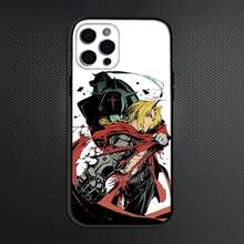 Fullmetals Anime A-Alchemists Brother  Phone Case Covercompatible with  16,15,14,13,12,11 Plus,Pro Max,XS,X,XR,SE Soft Silicone Black Cover,Covercompatible with  17 Hülle, 17 pro Hülle, 17 promax Hülle - Z6 - Übersicht 6