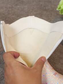 DIMIFEI 1双男女童刺绣装饰舒适透气百搭时尚尖头高跟休闲踝靴，拼接撞色踝靴，派对西部风格 - 淺粉色 - 查看 12