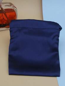 1pc Shading Sleep Eye Mask Imitation Silk Ice Feel Comfortable, Relaxing Fatigue, Lunch Rest, Sleeping ﻿