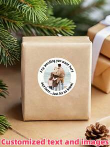 12/24/36/48 pièces Autocollants photo personnalisés, autocollants de mariage, étiquettes photo, autocollants de fête d'anniversaire, personnalisés, étiquettes de célébration, autocollants photo personnalisés pour anniversaires, Saint-Valentin, Fête des mères, anniversaires, Journée des enfants, Fête des pères, remises de diplômes, mariages, pendaison de crémaillère et autres occasions, convenant aux écoles, maisons, bureaux, multifonctionnels, décoratifs, réutilisables