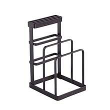 VANRA Metal Steel Cutting Board Holder Chopping Board Holder Knife Block Kitchen Organizer Pantry Bakeware Rack Pan Pot Cover Lid Rack Stand - 銅色 - 查看 4