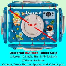 10.1 Inch Android Tablet Case Callsky 10.1 Inch Cpad 10ROWT A10Onn 10.1ApoloSign EM101ABYYBUO 10.1''Pink - 10.1吋安卓平板電腦保護殼+藍色 - 查看 2