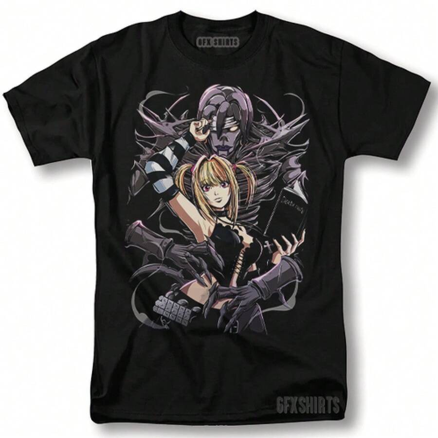 Misa Ryuk Amane Shirt Anime  Waifu Senpai Cosplay T-Shirt - màu đen - Xem 1