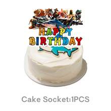 Shan Hai Jing Themed Birthday Party Decorations - Pennants, Paper Plates, Paper Cups - Multicolor - View 7