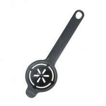 Separador manual de yema de huevo de mango largo de plástico, filtro de huevo colorido de PP, herramienta de repostería transfronteriza en stock, separador de clara de huevo - Multicolor - Ver 6