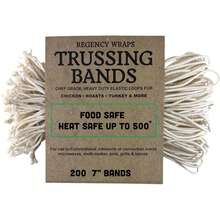 Regency Wraps rw069tb-200 Regency 17.8 cm Trussing bandas 200 unidades 17.8 cm, 17.8 cm, color blanco - Clásico - Ver 2
