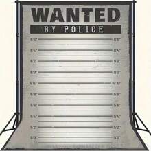 Police Lineup Background Height Chart Suspect Photography Background Police Theme Suspect Mystery Party Decoration Background Portrait Photography Background Vinyl