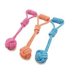 1 Stück robustes interaktives Tauziehen-Spielzeug für Hunde mit Seilball - hilft beim Zähneputzen, Trainingsgerät für mittelgroße Hunde, blaues Seildesign, Haustierbedarf, geeignet für kauende Hunde. 1 Hundeseil-Kautier, robuster Ball mit Griff, interaktive Zahnreinigung, geeignet für kleine und mittelgroße Hunde. - Verschiedenfarbig - Übersicht 8