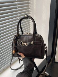 Nueva bolsa de moda de mano y de hombro, adecuada para fiestas, salidas, vacaciones, compras y uso diario, puede almacenar monedas, teléfonos, también adecuada como bolso de trabajo para damas de oficina, estudiantes universitarias y personas trabajadoras, elegante bolso de mujer