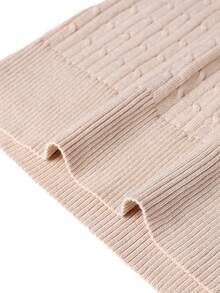 Men's Casual Versatile Ribbed Knit Turtleneck Sweater, Long Sleeve Top