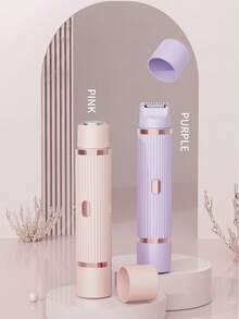 ماكينة تشذيب بكيني للنساء، ماكينة تشذيب الرأس للنساء، ماكينة حلاقة بكيني 2 في 1 مع منفذ شحن نوع C، ماكينات حلاقة كهربائية للنساء للشعر العانة والإبط والساقين والذراعين والوجه، هدية عطلة