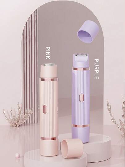 ماكينة تشذيب بكيني للنساء، ماكينة تشذيب الرأس للنساء، ماكينة حلاقة بكيني 2 في 1 مع منفذ شحن نوع C، ماكينات حلاقة كهربائية للنساء للشعر العانة والإبط والساقين والذراعين والوجه، هدية عطلة