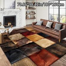 Luxury Large Size Rug - Length (Over 1. 8m Cm) & Width (Over 200cm Cm) Heavyweight 800g Thickened Velvet Rug, With Dot Backing, Available In Brown, Black, Red, Beige, Gray, White, Green, Orange, Suitable For Living Room, Bedroom, Office, Hallway, Machine Washable Rug - Modern Neutral Tone Decorative Rug, Suitable For Large Spaces - 彩色 - 查看 5