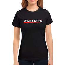 Fueltech Men's T-Shirt Fuel Tech Unisex Gearhead 100% Cotton Shirt - Black - View 3