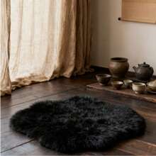 1pc Fluffy Shag Rug, Available In White, Black, Purple, Soft & Plush, Absorbent, Thick Carpet For Bedroom, Living Room, Home Decor, Washable Kitchen Rug - Multicolor - View 10