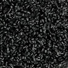 Kit de mărgele negre termofuzibile de 18000 buc + 2,6 mm cu găleată transparentă din plastic, pandantiv DIY, bijuterii, placă perforată, manual de referință pentru diverse modele, breloc cu 5 buc, șnururi în culori mixte, accesorii cu ciucuri, set cadou pentru petreceri