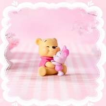 Miniso Disney Winnie The Pooh Cherry Blossom Season Series Spring Whisper Figure Blind Box, Sakura Pink Coating, Exquisite PVC Material, Pooh And Friends Shape, Desktop Cute Decoration & IP Collection Ornament(1 PC Random Delivery) - Multicolor - View 3