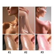 Lakerain Luminous Body Oil, Full Body Shimmer, Highlighter, Moisturizing And Nourishing Skin Body Oil - Nhiều màu - Xem 3