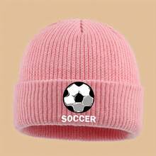 [Pattern Print Beanie] 1pc Pattern Print Beanie - Lightweight Comfortable Solid Color Minimalist Trucker Hat - Fashion  Personality Versatile For Men Women - Perfect For Soccer Teams, Commuting, Warm Stack Hats, Couple Skateboard Cap, Suitable Outdoor Cyclists Travel - Yellow - View 11