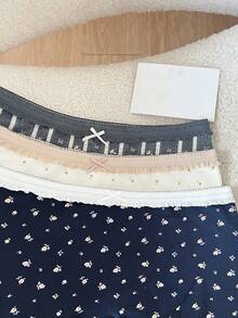 6 pezzi Boxer donna vita media, comodi e traspiranti, design vita media semplice, stile unico.