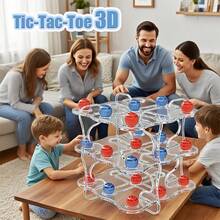 Jogo da Velha 3D, Adequado para Crianças a Partir de 3 Anos - Melhora a Coordenação Motora e o Pensamento Lógico. Materiais de Alta Qualidade, Brinquedos de Treinamento Sensorial, Escolha Perfeita para Noites em Família, Aniversários, Halloween e Presentes de Natal
