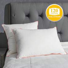 Orange Wave Down Pillow 80 X 80 Cm Feather Pillow - Pillow 80 X 80 Cm 1 Pillow Down And Feathers Sleeping Pillow,  And Oeko-Tex Side Sleeper Pillow For Maximum Support And Luxurious Sleeping