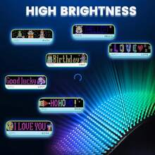 لوحة LED ماتريكس لإعلانات متحركة، لوحات إشارات LED، أضواء تعريف المركبات LED قابلة للبرمجة بالتحكم اللاسلكي عبر USB، أضواء LED قابلة للبرمجة مع وظيفة التحكم في البرنامج، إعلانات متحركة، إشارات جو، ديكورات المهرجانات