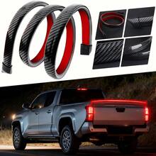 Barra de luces traseras LED de 1 pieza, 120 cm (48 pulgadas) - Luz de carreras roja de alta intensidad para autos, camionetas y SUV con carcasa de fibra de carbono, efecto cinta y montaje cableado de 12 V CC - Montaje adhesivo/con enganche fácil para conducción nocturna y estilo, 12 V, cableado, sin baterías - Luz trasera - 1,2 m - Ver 7