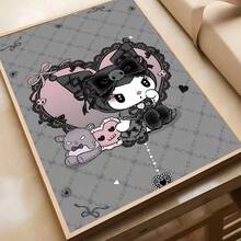 SANRIO 1 件无框，K-Kuromi 海报墙面艺术印刷防水家居客厅卧室酒吧美学装饰帆布印刷品、墙面装饰、帆布家居装饰、闪光海报、非洲女性帆布、艺术帆布 - 彩色 - 查看 18