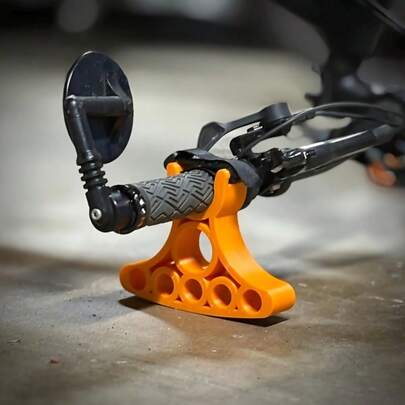 2pcs Bicycle Repair Stand Handlebar Holder - Adjustable Mountain Bike Repair Stand, Ergonomic Design, Outdoor Cycling Accessories, Bike Accessories