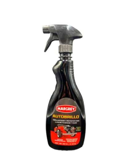 Autobrillo Atomizable 600 ml – Abrillantador de Alto Desempeño para Tableros, Llantas y Molduras – Brillo Intenso con Efecto Protector contra Polvo y Humedad – Aplicación Rápida y Uniforme, Aroma Agradable, Secado Rápido y Acabado Profesional para Interior y Exterior de Autos
