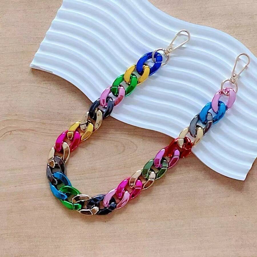 Metallic 7-Color Bag Chain Pendant Bag Strap Extension Chain Phone