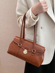 High-End Quality, Unique Personalized, Fashionable Handbag, Latest Fashion Handbag For Women, Retro Commuter Bag For Office Ladies, Shopping Gift, Waterproof, Anti-Theft, Expandable, Multipurpose, Multifunctional, Premium Shoulder Bag, Underarm Shoulder Bag